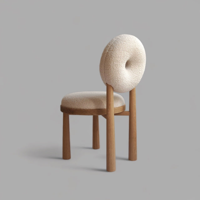 Minimalistic Halo Bouclé Chair
