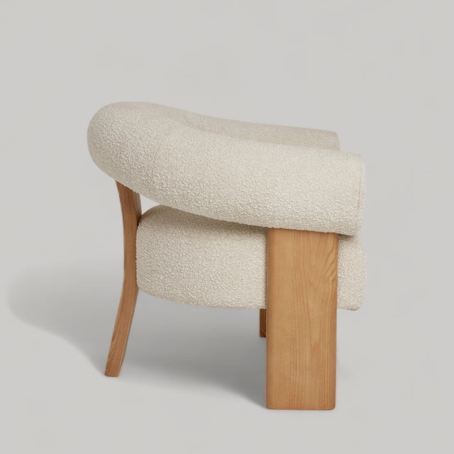 CasaViva Mid-Century Bouclé Lounge Chair