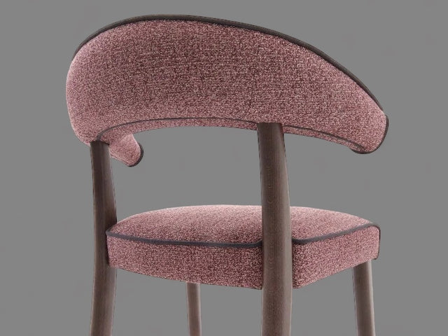Bouclè Curva Chair