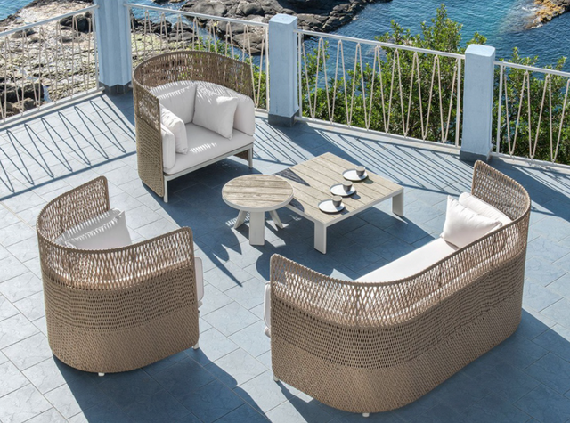 Oversized Wicker Lounge Collection