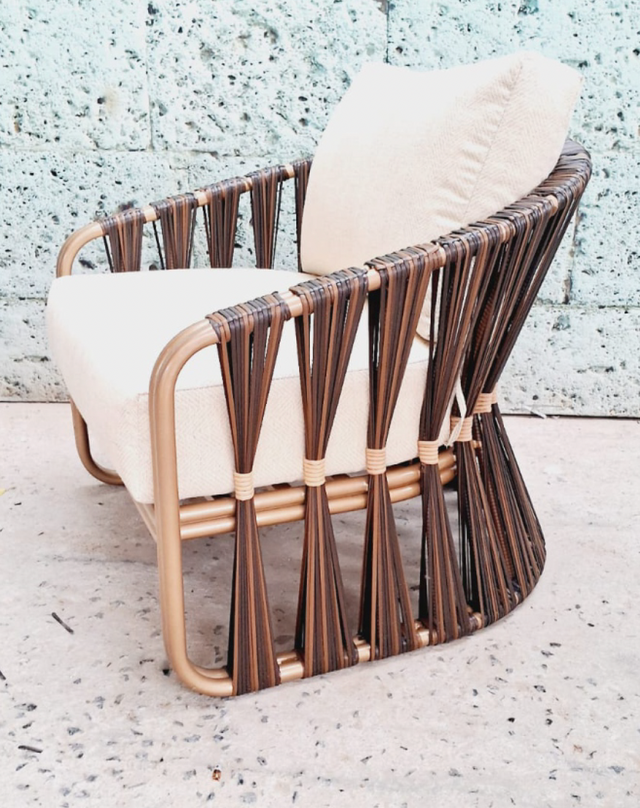 Hourglass Elegance Lounge Chair