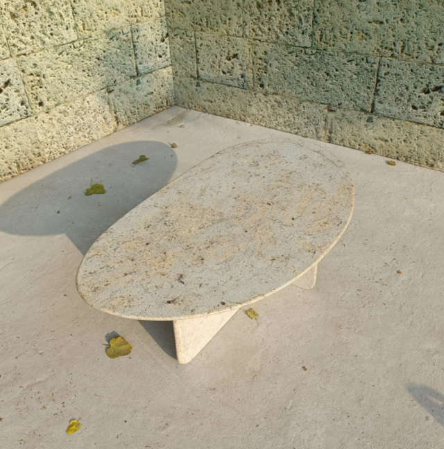 Alabaster Oasis Center Table