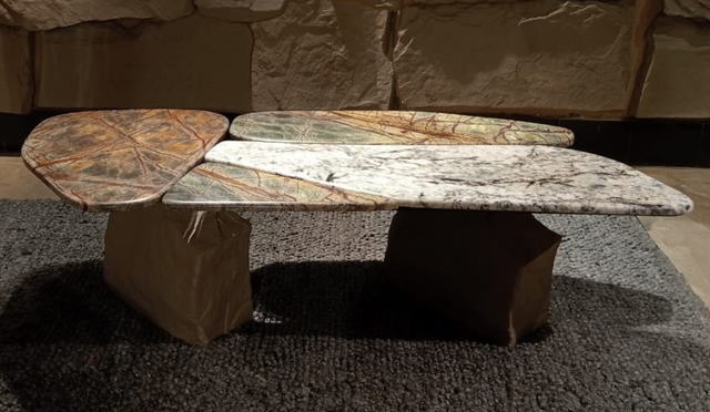 Earthen Mosaic Center Table