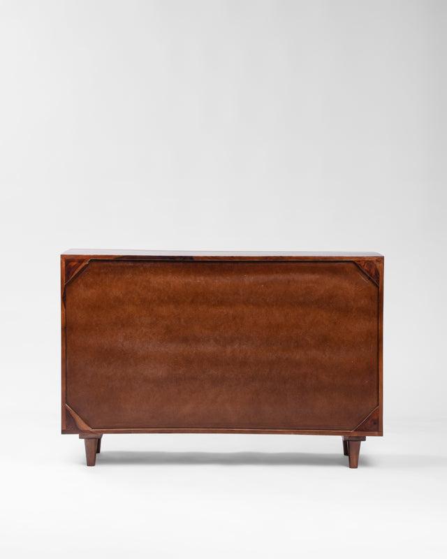 Bauhaus Inspired Retro Solid Wood Storage Cabinet